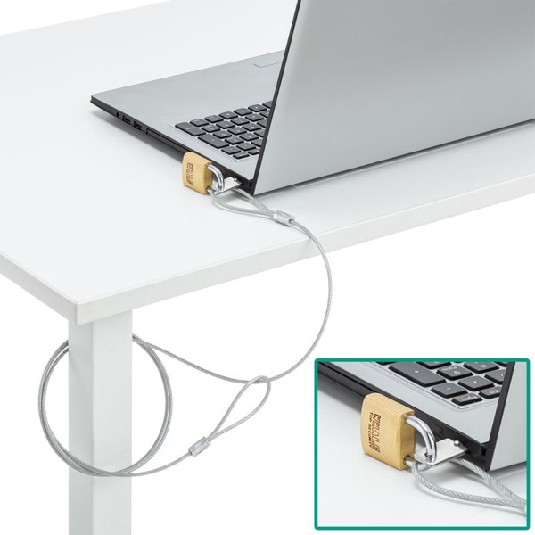 サンワサプライ ノートパソコン セキュリティキット SL-066K 1個(ご注文単位1個)【直送品】