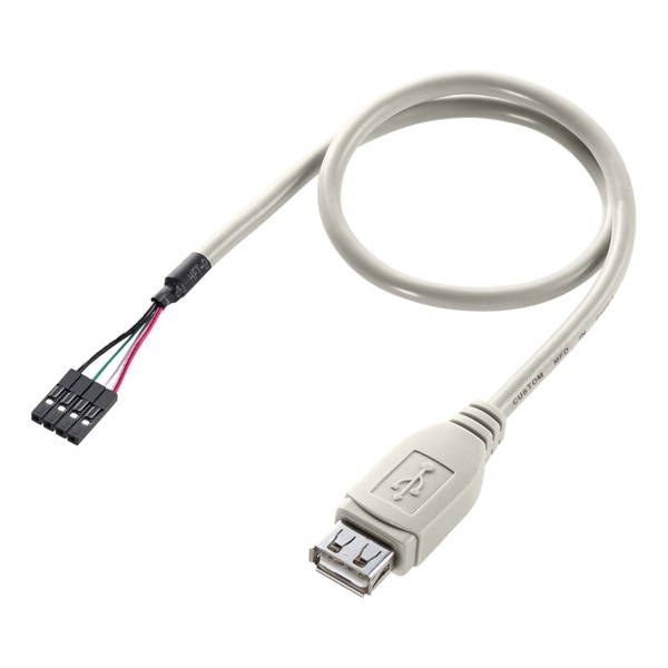 サンワサプライ ケース用USBケーブル TK-USB2N 1個（ご注文単位1個）【直送品】