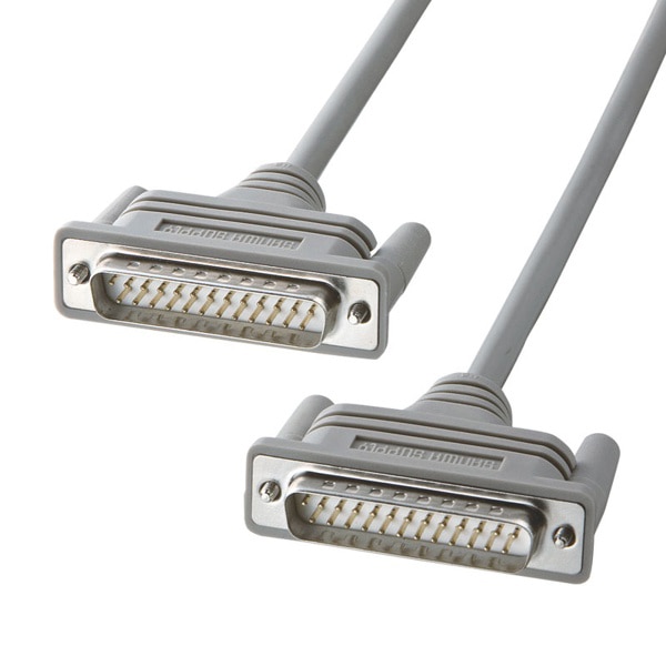 サンワサプライ RS-232Cケーブル 25pin クロス 3m KRS-017K 1個（ご注文単位1個）【直送品】