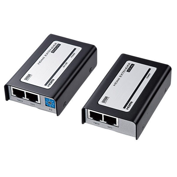 サンワサプライ HDMIエクステンダー 60m延長 VGA-EXHD 1個（ご注文単位1個）【直送品】