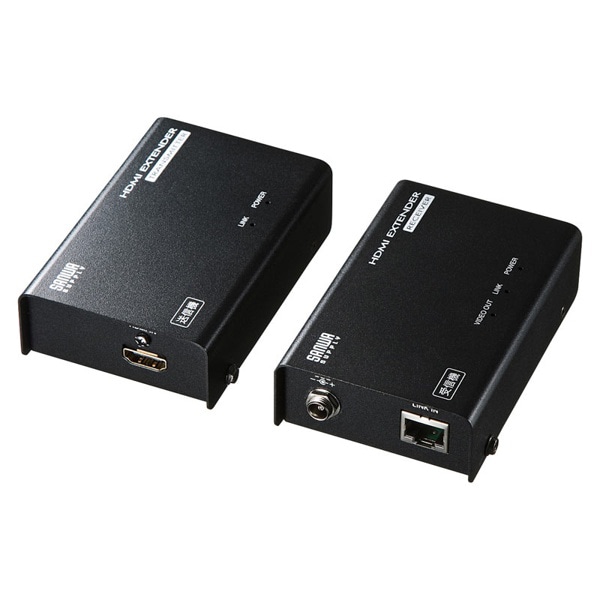 サンワサプライ HDMIエクステンダー 受信機・送信機セット 70m延長 VGA-EXHDLT 1個（ご注文単位1個）【直送品】