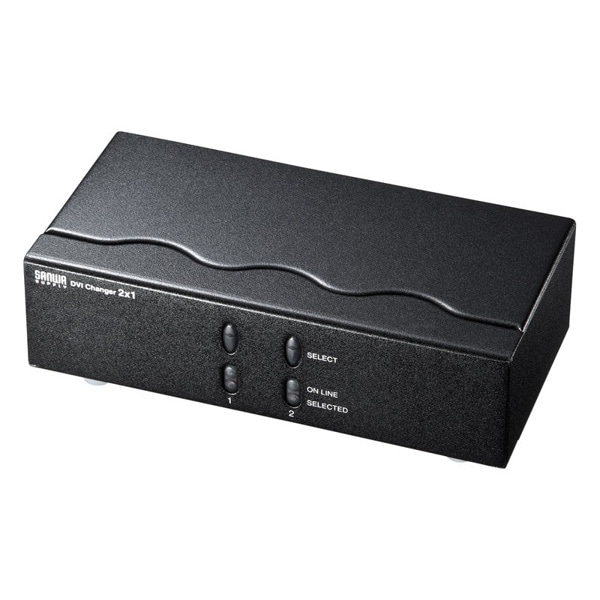 サンワサプライ ディスプレイ切替器 DVI24pin用 2回路 SW-EDV2N2 1個（ご注文単位1個）【直送品】