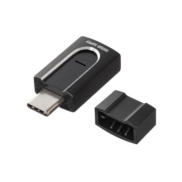 サンワサプライ 超小型 Type-C microSDカードリーダー ADR-3TCMS10 1個(ご注文単位1個)【直送品】