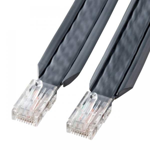 サンワサプライ アンダーカーペットLANケーブル 3m KB-CP5-03 1個(ご注文単位1個)【直送品】