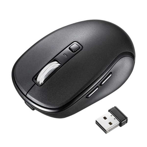 サンワサプライ 静音 Bluetooth/ワイヤレスマウス ブラック MA-WBBS519BK 1個(ご注文単位1個)【直送品】