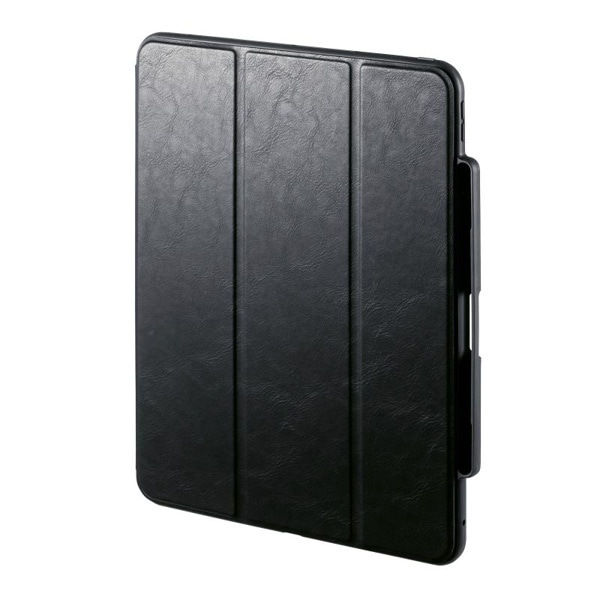 サンワサプライ iPad Pro 13インチ用ソフトケース タッチペン収納ポケット付き ブラック PDA-IPAD2014BK 1個(ご注文単位1個)【直送品】