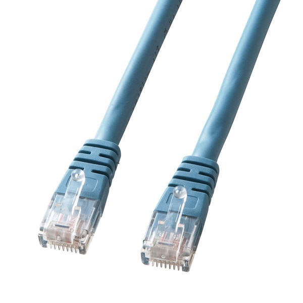 サンワサプライ エンハンスド単線LANケーブル カテゴリ5 50m ブルー KB-T5T-50BLN 1個（ご注文単位1個）【直送品】