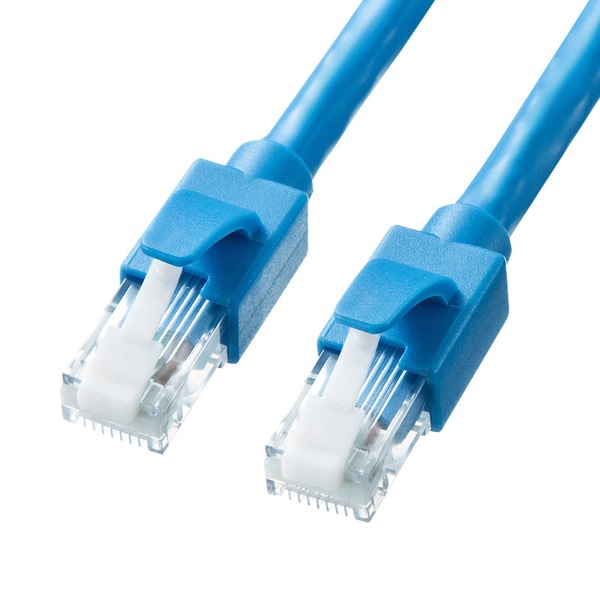 サンワサプライ LANケーブル カテゴリ6A 70m ブルー KB-T6ATS-70BL 1個(ご注文単位1個)【直送品】