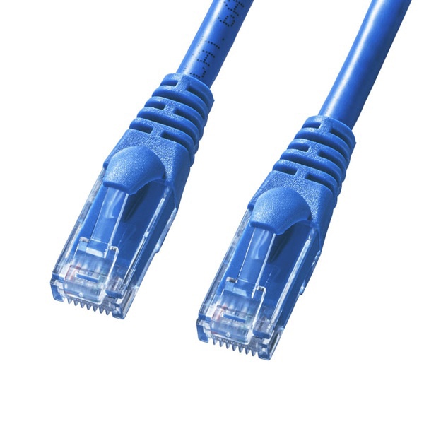 サンワサプライ より線LANケーブル カテゴリ6A 5m ブルー KB-T6AY-05BL 1個(ご注文単位1個)【直送品】