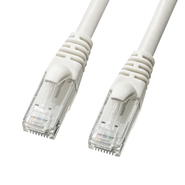 サンワサプライ より線LANケーブル カテゴリ6A 2m ホワイト KB-T6AY-02W 1個（ご注文単位1個）【直送品】