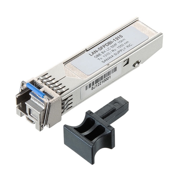 サンワサプライ BiDirectional SFPコンバータ LAN-SFPDBI-1315 1個（ご注文単位1個）【直送品】