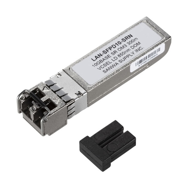 サンワサプライ SFP+10ギガビット用コンバータ LAN-SFPD10-SRN 1個（ご注文単位1個）【直送品】