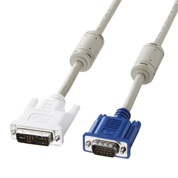 サンワサプライ DVIケーブル アナログ 2m KC-DVI-HD2K3 1個（ご注文単位1個）【直送品】