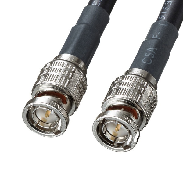 サンワサプライ 12G-SDIケーブル 3m ブラック KM-12SDI03 1個（ご注文単位1個）【直送品】