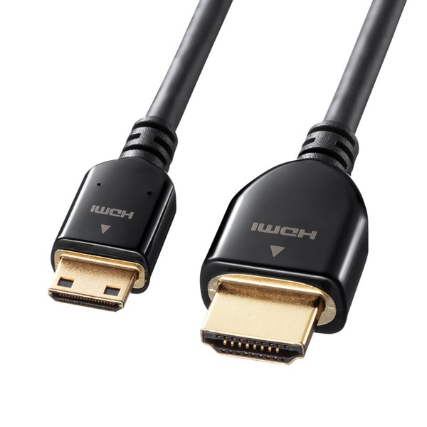 サンワサプライ ハイスピードHDMIミニケーブル イーサネット対応 3m KM-HD22-30K 1個(ご注文単位1個)【直送品】
