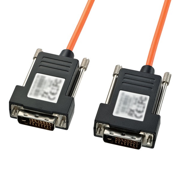 サンワサプライ DVI光ファイバケーブル シングルリンク 20m KC-DVI-FB20K 1個（ご注文単位1個）【直送品】