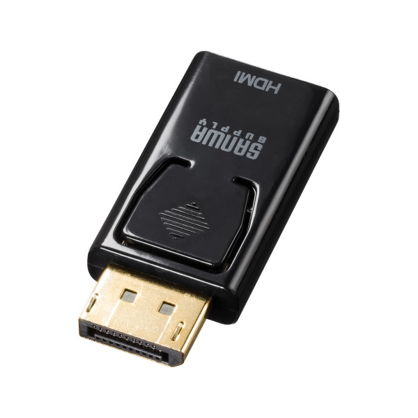 サンワサプライ DisplayPort-HDMI 変換アダプタ 4K／60Hz対応 AD-DPPHD02 1個（ご注文単位1個）【直送品】