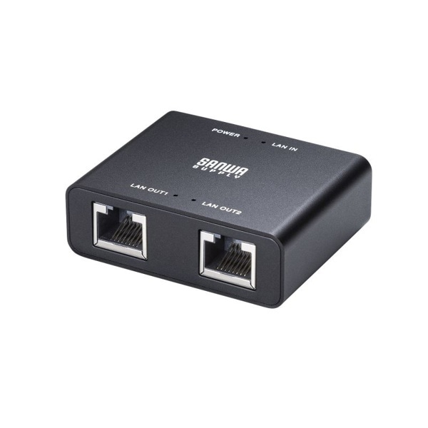 サンワサプライ スイッチングハブ USB Type-C給電 3ポート LAN-GIGAC302BK 1個(ご注文単位1個)【直送品】