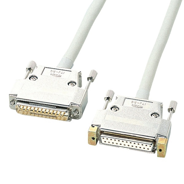 サンワサプライ RS-232Cケーブル 25pin 10m KRS-006N 1個（ご注文単位1個）【直送品】