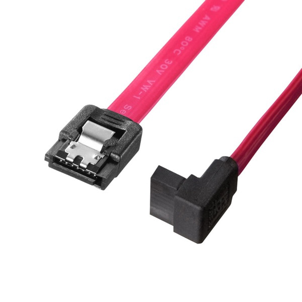 サンワサプライ シリアルATA3ケーブル 上L型 0.3m TK-SATA3-03UL 1個(ご注文単位1個)【直送品】