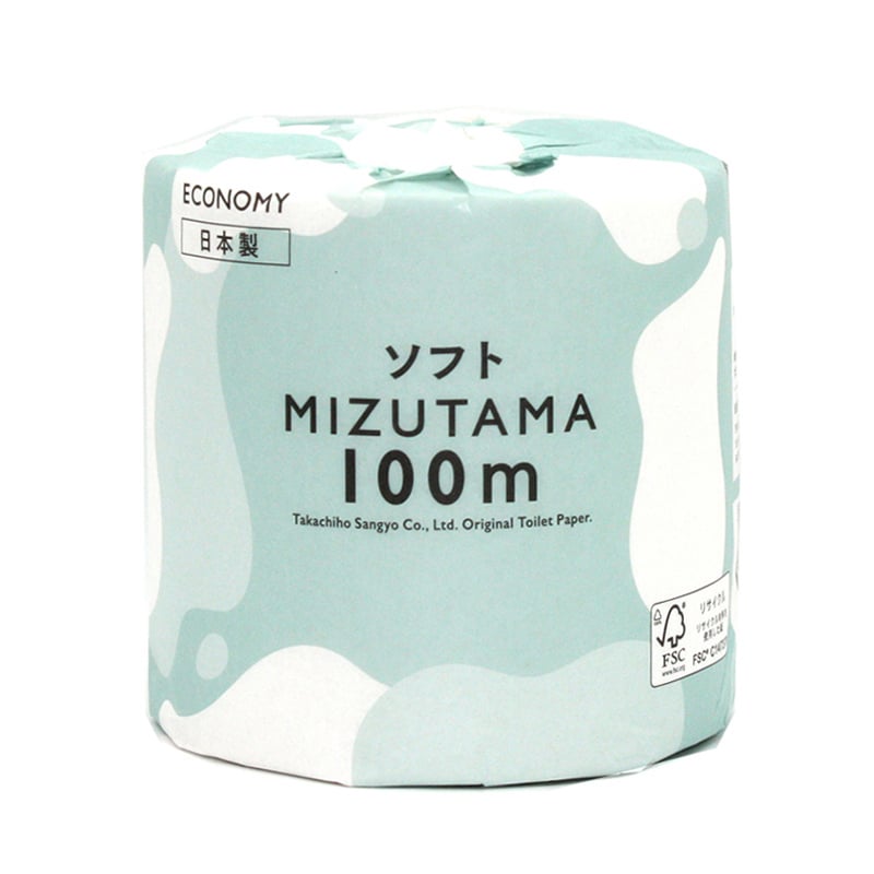 高千穂産業 大分製紙 トイレットペーパー 水玉ソフト 107mm×100m 60巻 1032000001 1箱(ご注文単位1箱)【直送品】
