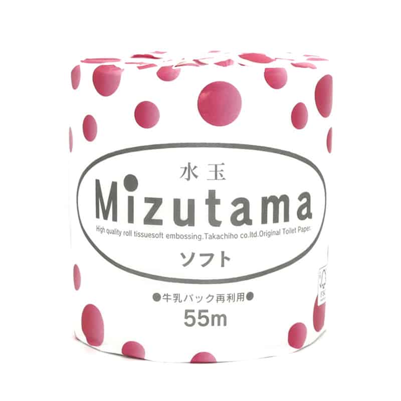 高千穂産業 大分製紙 トイレットペーパー 水玉ソフト 107mm×55m 100巻 1032000005 1箱(ご注文単位1箱)【直送品】