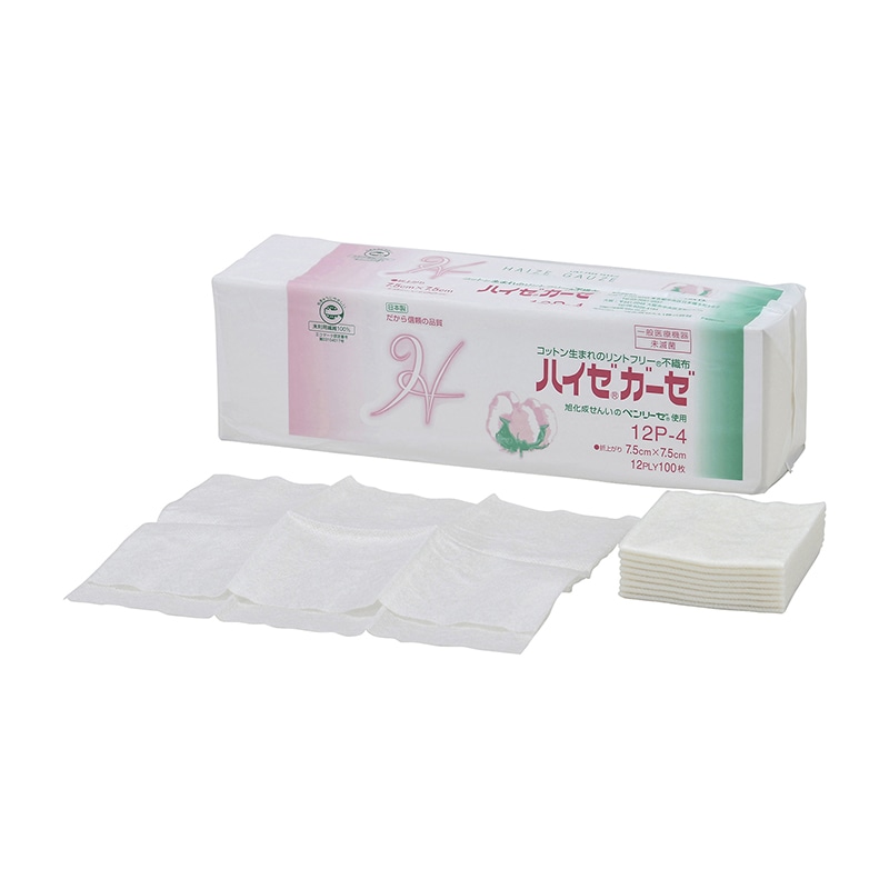 ハイゼガーゼ 12P No.4 7.5×7.5cm 100枚入 1個(ご注文単位1個)【直送品】