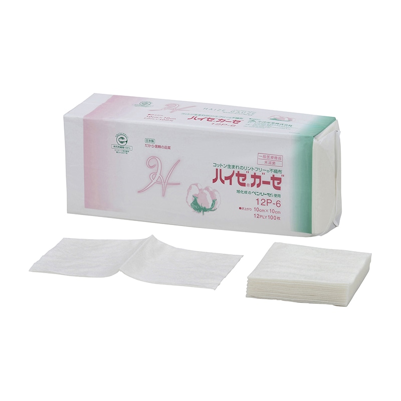ハイゼガーゼ 12P No.6 10×10cm 100枚入 1個(ご注文単位1個)【直送品】