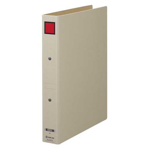 4073アカ A4S保存ファイル ドッチ式 赤 1冊 (ご注文単位1冊)【直送品】