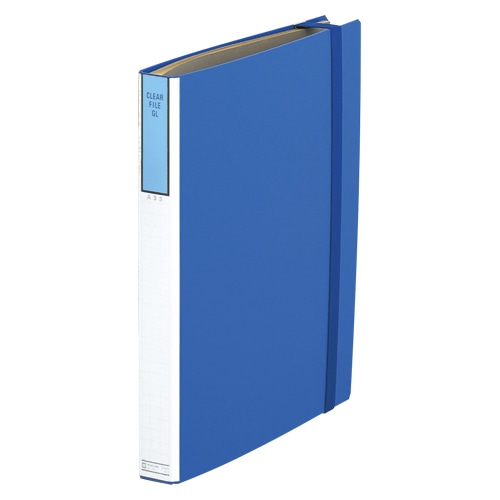 154アオ クリアーファイルGL 1冊 (ご注文単位1冊)【直送品】