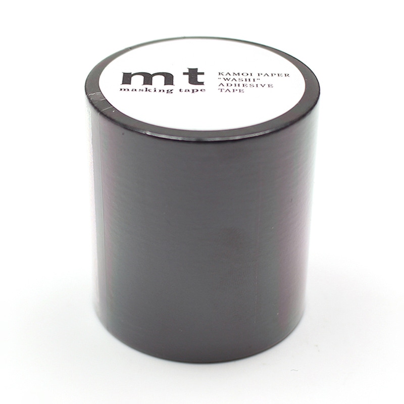 カモ井加工紙 マスキングテープ mt 1P マットブラック MT5W207 1巻(ご注文単位1巻)【直送品】