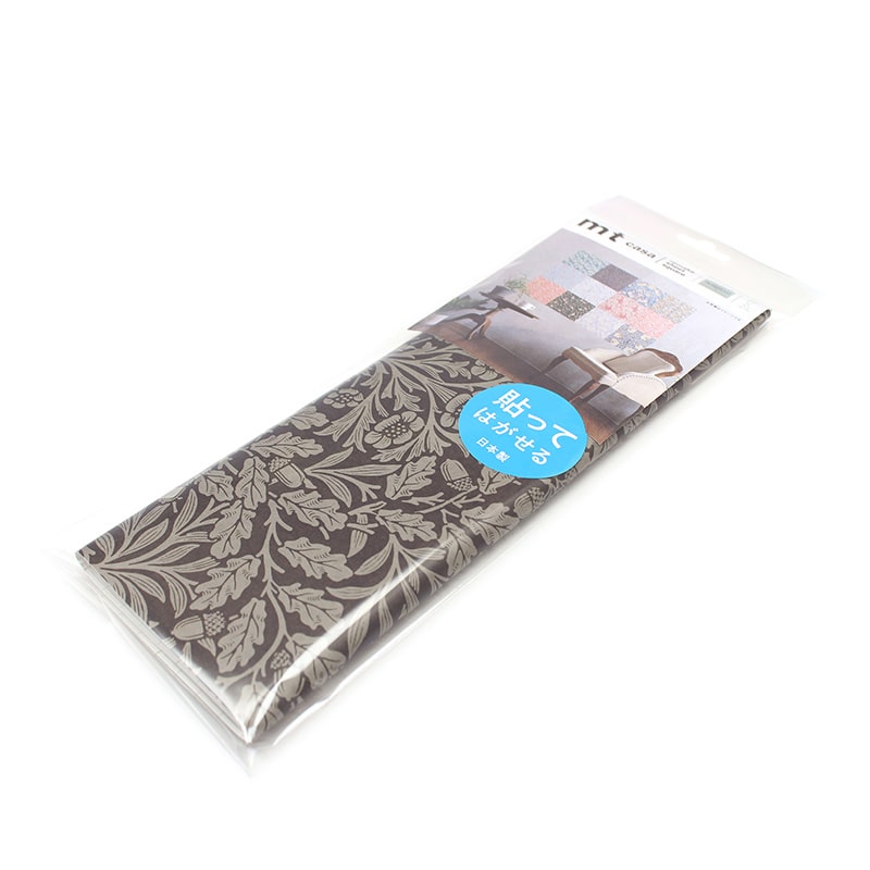 カモ井加工紙 mt casa リメイクシートスクエア モリス Pure Acron Charcoal MTCARSW19 1枚(ご注文単位1枚)【直送品】