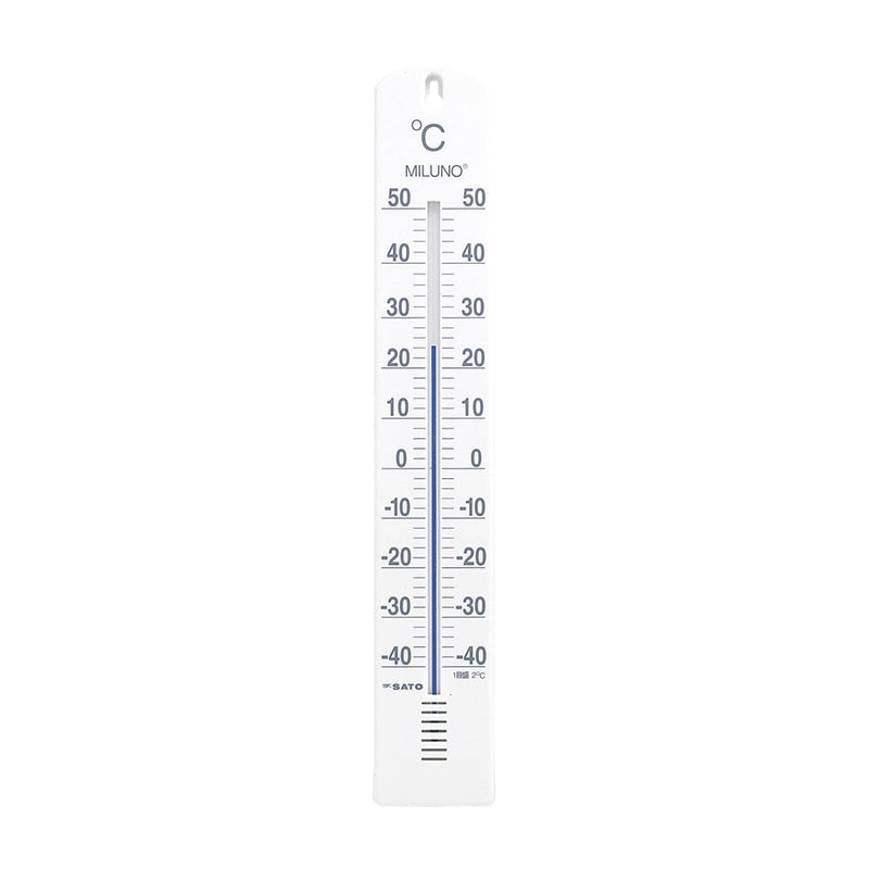 大型寒暖計ミルノ 1517-00　ホワイト　40-50  1個（ご注文単位1個）【直送品】