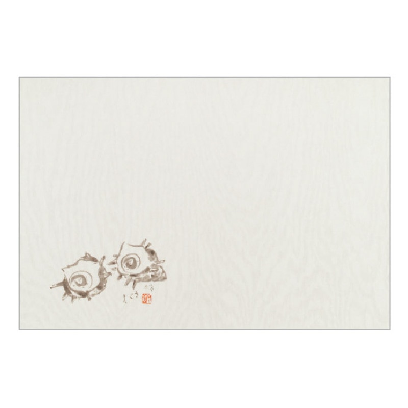 大黒工業 テーブルマット #605 さざえ 100枚/袋(ご注文単位1袋)【直送品】