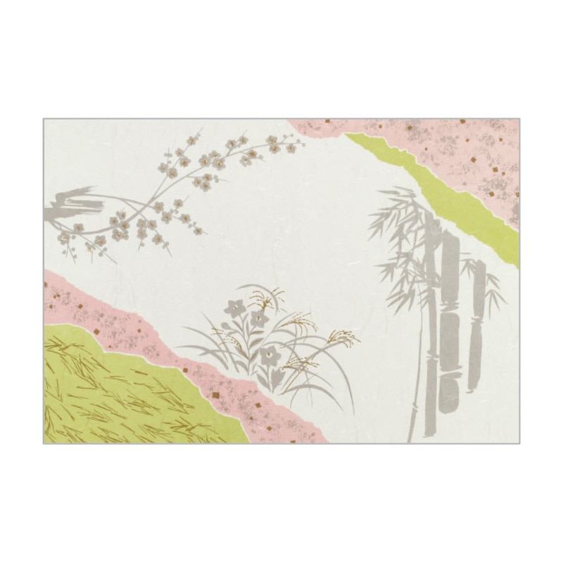 大黒工業 テーブルマット #965 四季 100枚/袋(ご注文単位1袋)【直送品】