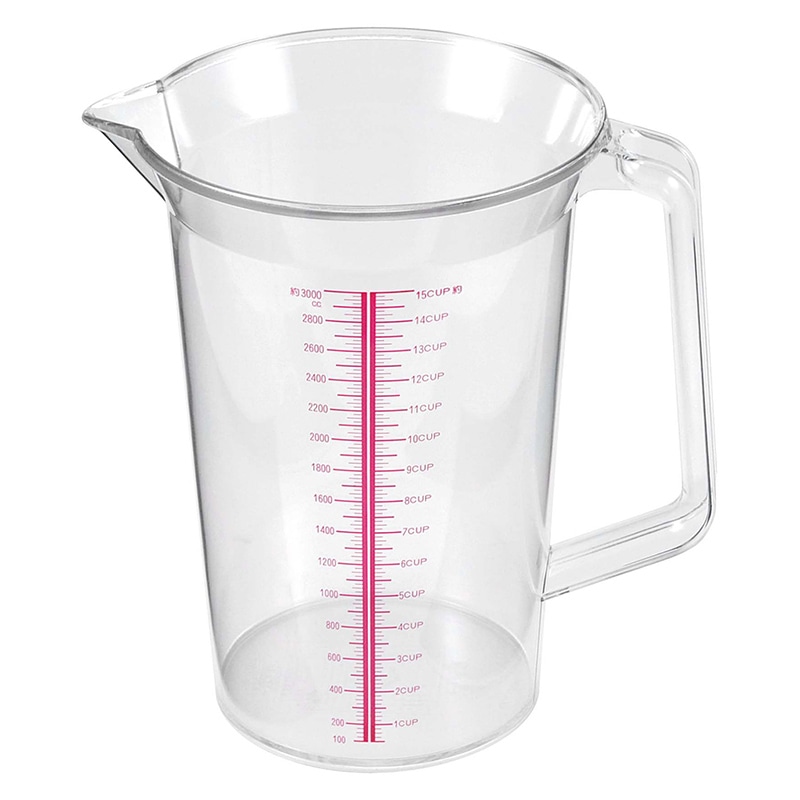 BK ポリカーボネイト メジャーカップ 3L 1個(ご注文単位1個)【直送品】