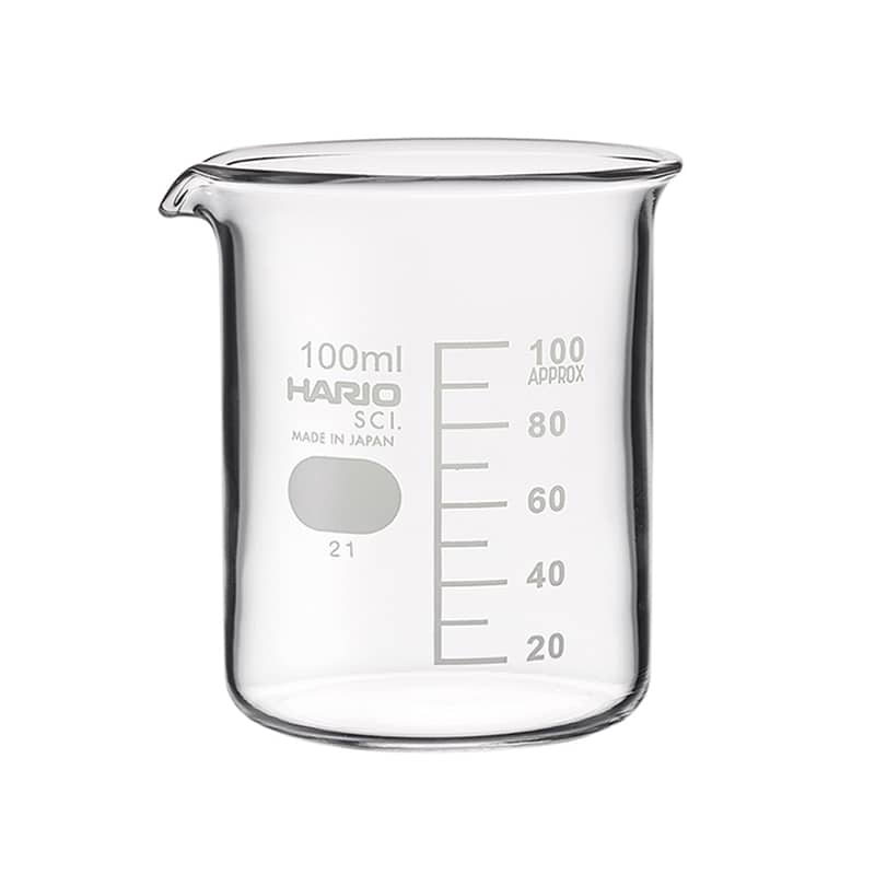HARIO ビーカー 100ml B-100-SCI 1個（ご注文単位6個）【直送品】