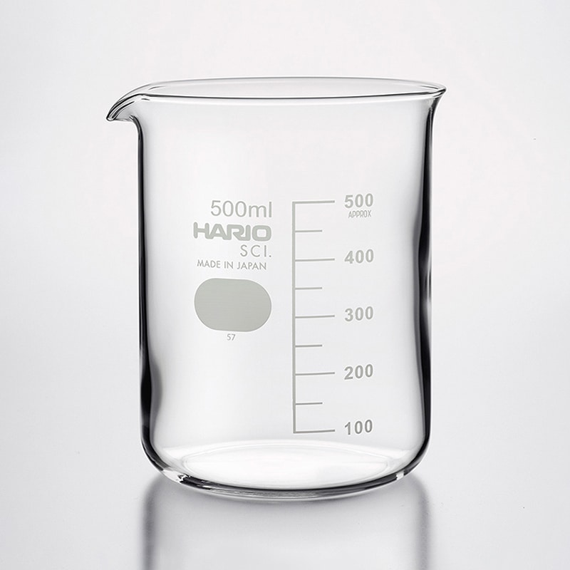 HARIO ビーカー 500ml B-500-SCI 1個（ご注文単位6個）【直送品】
