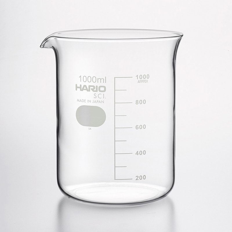 HARIO ビーカー 1000ml B-1L-SCI 1個（ご注文単位6個）【直送品】