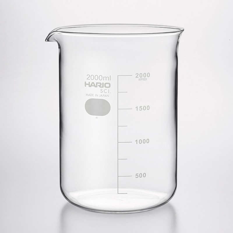 HARIO ビーカー 2000ml B-2L-SCI 1個（ご注文単位6個）【直送品】
