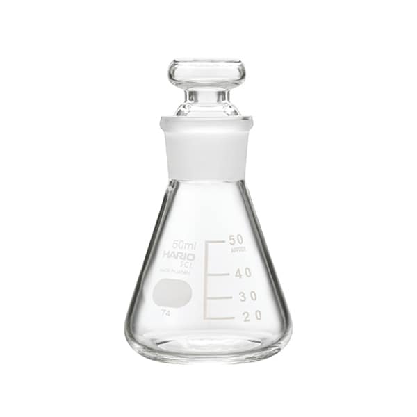 HARIO 共栓三角フラスコ 50ml TSF-50-SCI 1個(ご注文単位12個)【直送品】