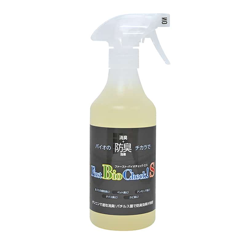 大一産業 業務用消臭剤 ファースト・バイオチェックS 500ml 1本(ご注文単位20本)【直送品】