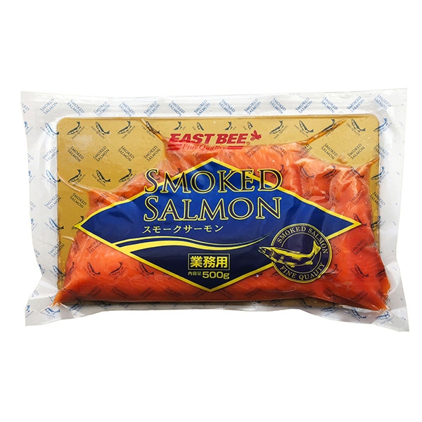 トーホー EAST　BEE　スモークサーモン　スライス 500g 冷凍 1パック※軽（ご注文単位1パック）※注文上限数12まで【直送品】