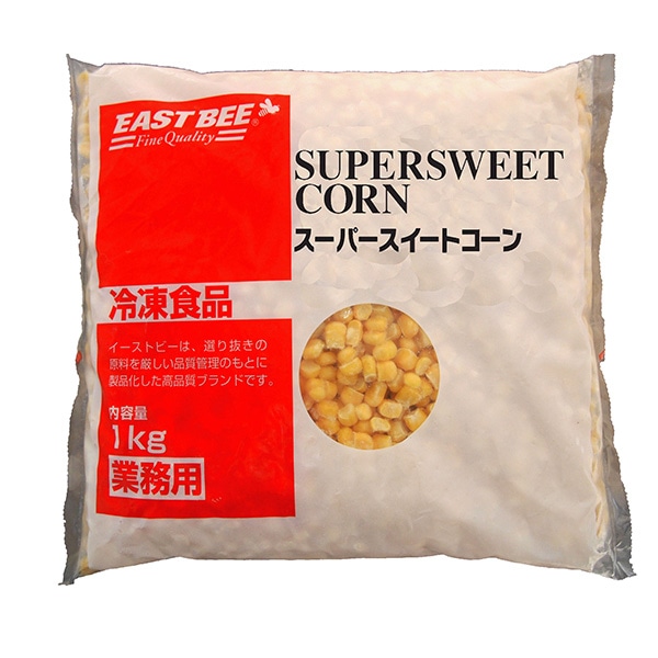 トーホー EAST BEE スーパースイートコーン 1kg 冷凍 1パック※軽(ご注文単位1パック)※注文上限数12まで【直送品】