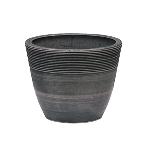 大橋新治商店 プラスチックポット ガルボ D3号 チャコール 57-1326 1個(ご注文単位10個)【直送品】