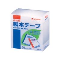 BK-50-5 シロ 製本テープ BK-50 白 50X10 1個 (ご注文単位1個)【直送品】