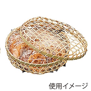 ヤマコー 竹舞篭 丸 大 23429 1個(ご注文単位1個)【直送品】
