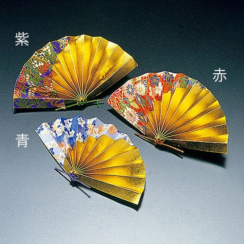 ヤマコー 祝い扇子 青友禅 50個入 25847 1パック(ご注文単位1パック)【直送品】