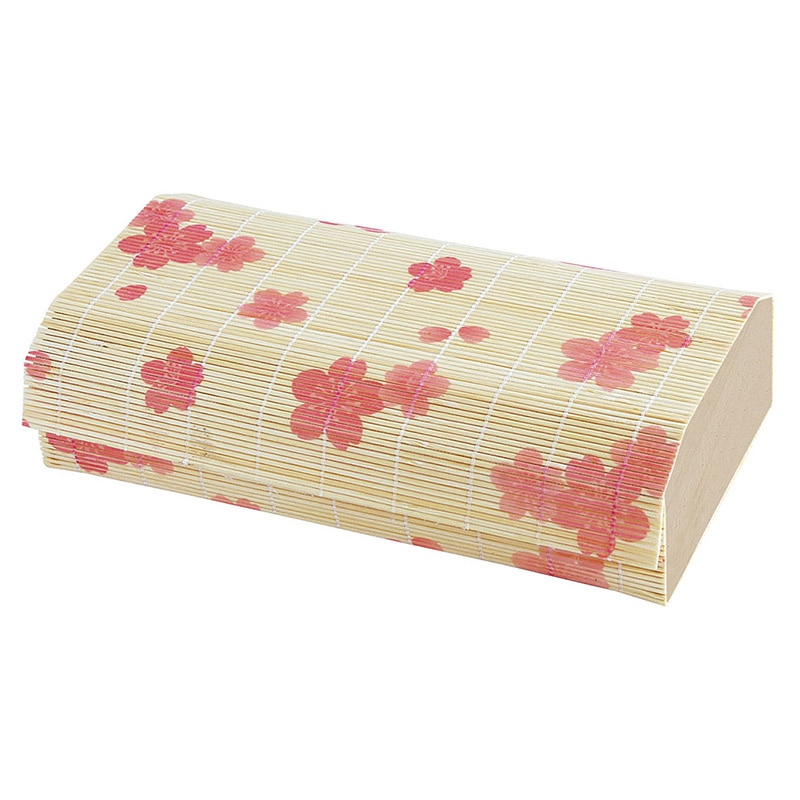 ヤマコー 新すだれ弁当 桜柄 大 38536 1個(ご注文単位1個)【直送品】