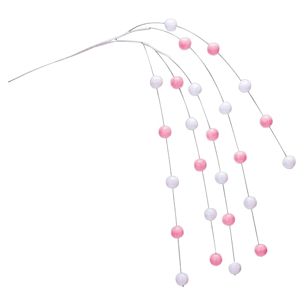 アルファ 餅花5本シダレ ピンク/白 TQ7-2005 1本(ご注文単位1本)【直送品】